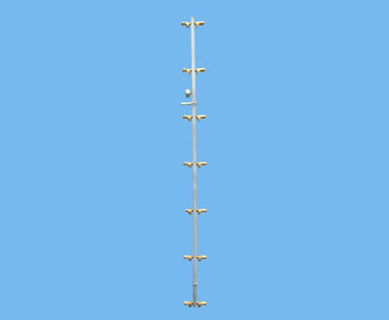 Spuitboom RVS 12 dops - 185cm