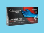 Handschoen M-Safe 246B nitril Grippaz  blauw