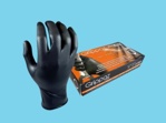 Handschoen M-Safe 246BK nitril Grippaz zwart