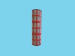 Am-cilinder-1½" 130 micron PL+RVS-rood