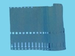 Sleufetiket blauw        16x1,27 cm 1000