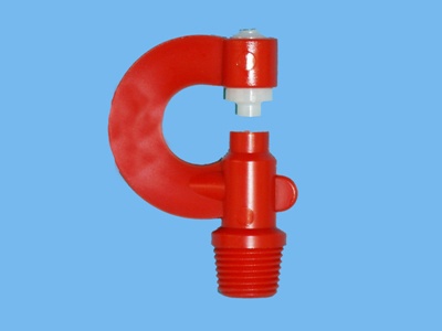 Nevelsproeier m11 1,25mm rood/wit