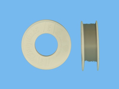 Isolatie tape 15 x 0,15 mm 10 mtr grijs