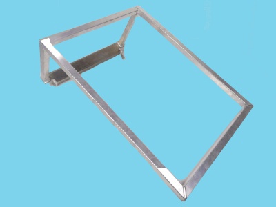 Aluminium frame voor afdak, kantelbaar