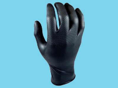 Handschoen Oxxa 246BK Nitril Grippaz zwart S