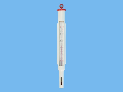 Kunststof korf thermometer 0/+50