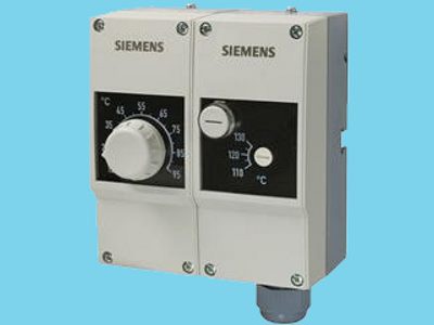 Siemens dubbelthermostaat RAZ  TW 1000P 15-95°C