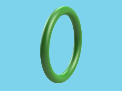 O ring viton 30 x 3mm    groen