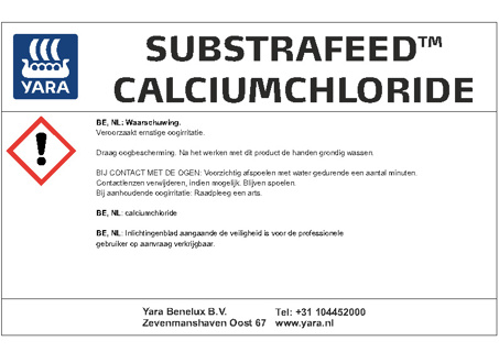 Leidingsticker Safety Substrafeed Calciumchloride