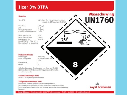 IJzerchelaat DTPA 3% (bulk)