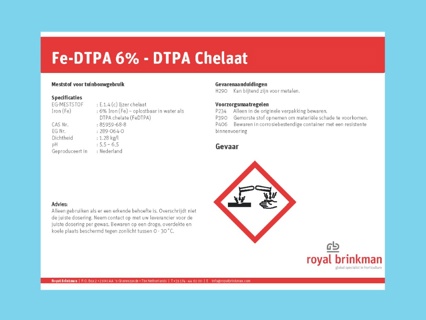 IJzerchelaat DTPA 6% (bulk)