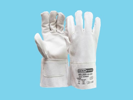 OXXA® Welder Long 53-540 lashandschoen nerfleder wit