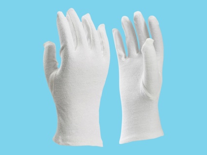 Handschoen Interlock recht wit 13