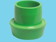 Snelkoppeling PVC-U 50 mm V-deel Fersil x lijmmof 8bar groen