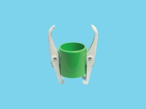Snelkoppeling PVC-U 50 mm M-deel Fersil x lijmmof 8bar groen