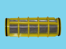 Am-cilinder-¾" 100 micron PL-RVS-geel