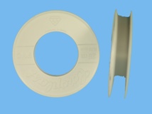 Isolatie tape 15 x 0,15 mm 25 mtr grijs