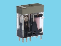 Omron relais G2R2SN 2 polig 24v AC (roze)