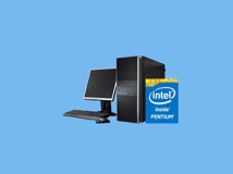 PC G7400 8GB Intel Pentium Gold 3,7GHz 500GB