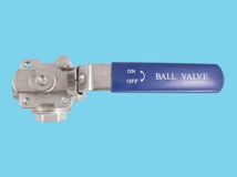RVS kranenset tbv Aquajet - handpistool zijde ( model B )