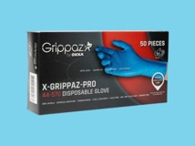 Handschoen Oxxa 246B Nitril Grippaz blauw S