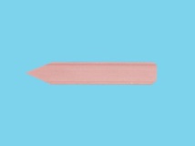 Steeketiket polystyreen roze 10x1,7cm 1000 stuks/doos