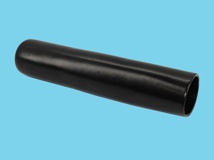 Handvat PVC zwart 25/125mm