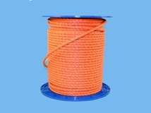 Nylon koord 10mm oranje 220mtr