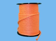 Nylon koord 12mm oranje 220mtr