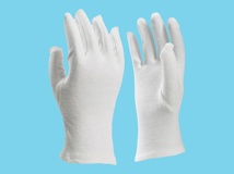 Handschoen Interlock recht wit 6