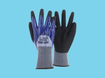 Handschoen Protector grijs/blauw 8