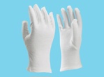 Handschoen Interlock recht wit
