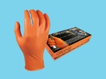 Handschoen M-Safe 246OR nitril Grippaz oranje