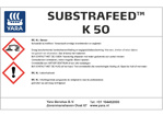 Leidingsticker Safety Substrafeed K50