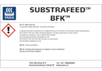 Leidingsticker Safety Substrafeed BFK