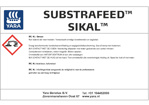 Leidingsticker Safety Substrafeed Sikal
