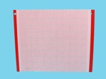 Signaalplaat rood [20x25cm] 500 doos
