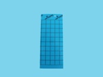 Signaalplaat blauw [10x25cm] 1.000 doos