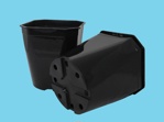 Rozencontainer KSR-4,5ltr-18,4cm zwart 2880