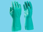 Handschoen Nitril huishoud groen 10